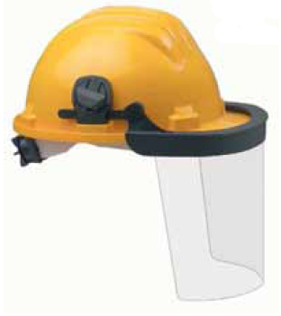 CASCOS COLOR AMARILLO CON PANTALLA MOD.436