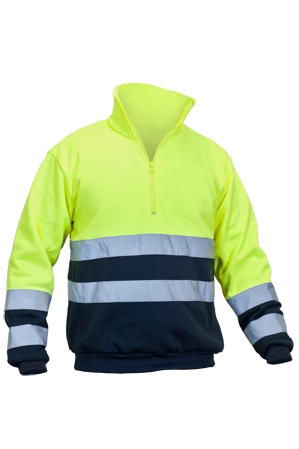 POLAR SUDADERA THUNDER AMARILLO/MARINO EN-471