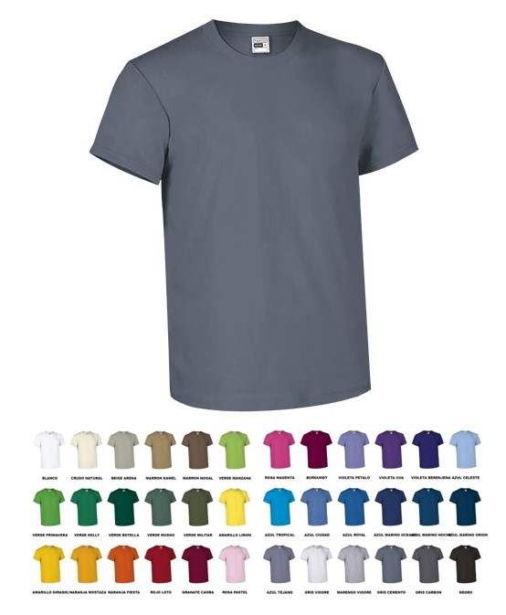 CAMISETAS RACING SIN BOLSILLO ALGODÓN COLORES 