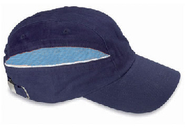 GORRAS AZULES ALGODON CON REJILLA