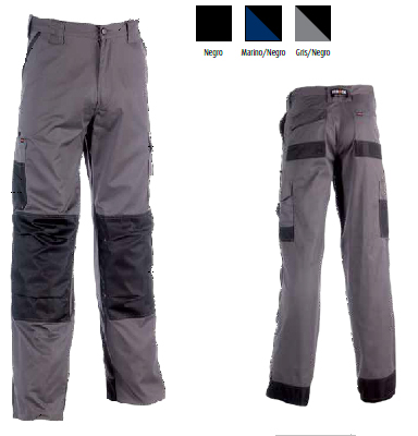PANTALONES MARS MARINO/NEGRO GRIS/NEGRO O NEGRO REF. 22MTRO901