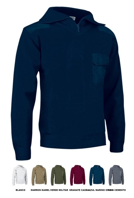 JERSEY MOD.CISNE REFUERZOS-BOLSILLO COLORES