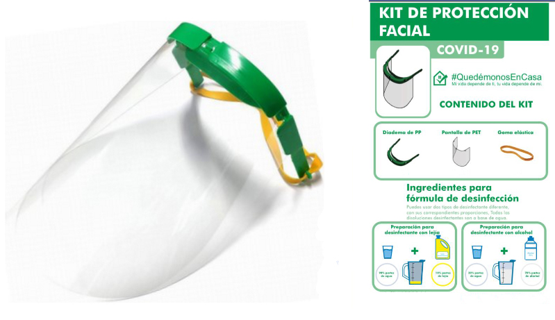 PANTALLA KIT PROTECCION FACIAL REF. 325