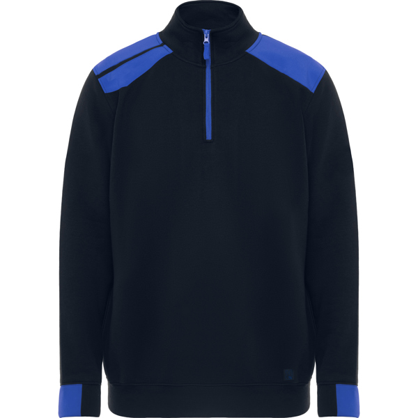 SUDADERA MAVERICK BICOLOR  MEDIA CREMALLERA