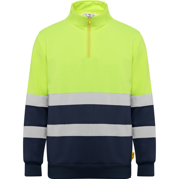 SUDADERA SPICA MEDIA CREMALLERA BICOLOR A.V.